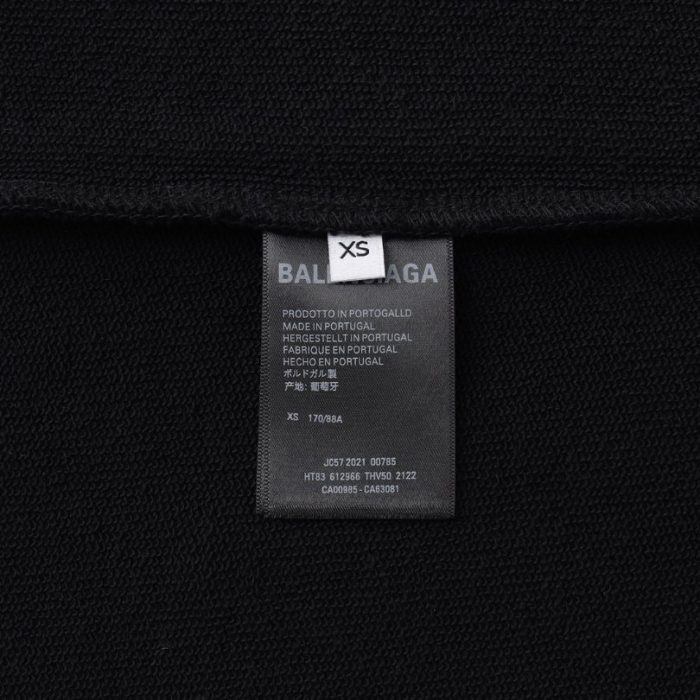 Balenciaga Classic Logo Hoodie Black BL008 - Image 8