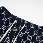 Shorts Gucci Monogram Stripe Navy GC056 - Image 5