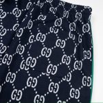 Shorts Gucci Monogram Stripe Navy GC056 - Image 10