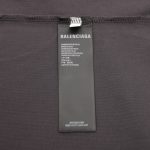 T-shirt Balenciaga BB Logo Spray Paint Black BL007 - Image 7