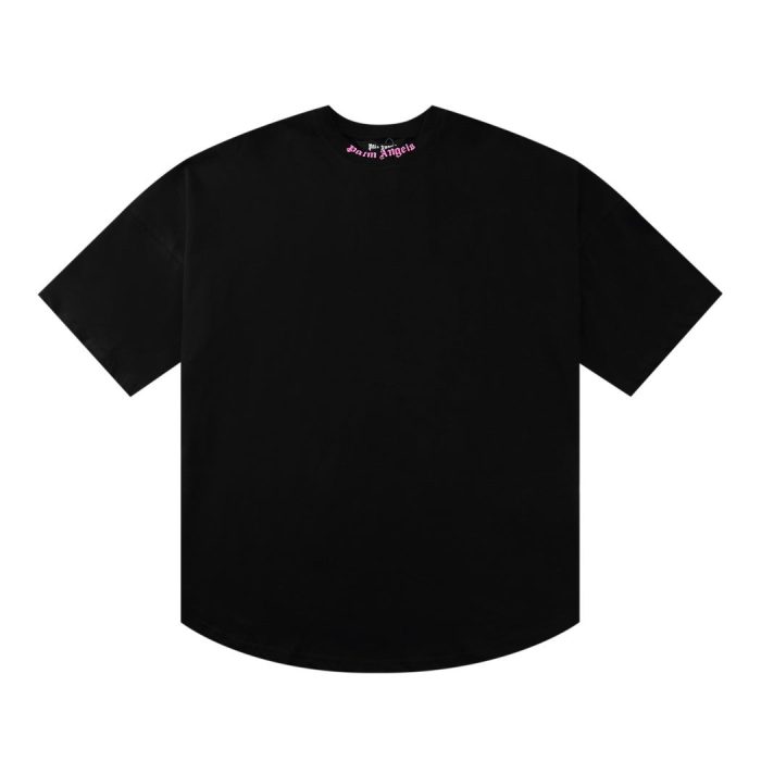T-shirt Palm Angels Double Logo Oversized - Image 2