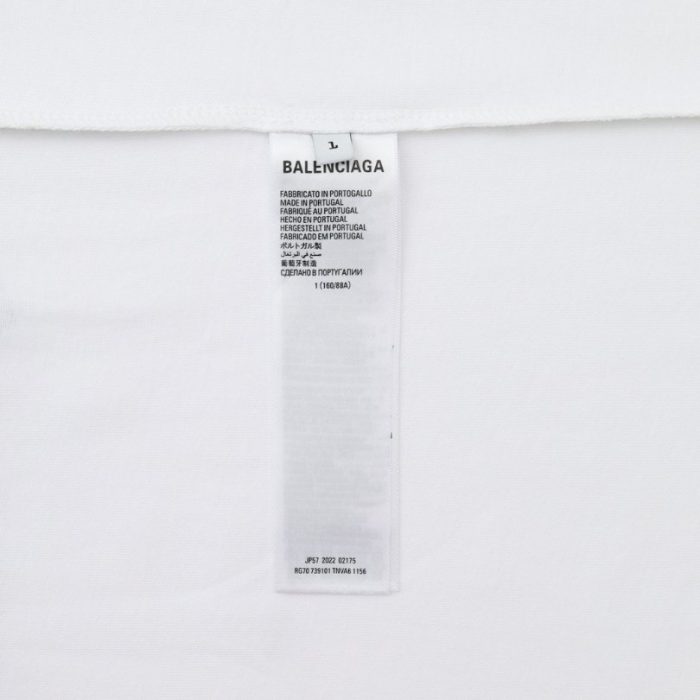 T-shirt Balenciaga x Adidas Trefoil Logo White BL004 - Image 7