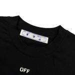 T-shirt Off-White Arrows Logo Black Oversized OFF004 - Image 5