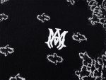 Amiri Bandana B-Ball Hoodie 'BlackGrey' - Image 4