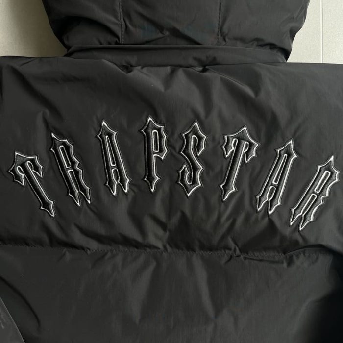 wamens-jacket-trapstar-irongate-hooded-puffer-black - Image 5
