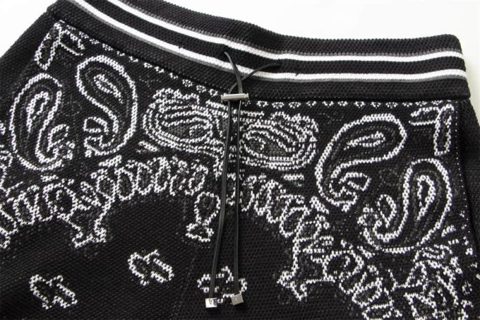 Amiri Bandana B-Ball Sweatpants 'BlackGrey' - Image 3