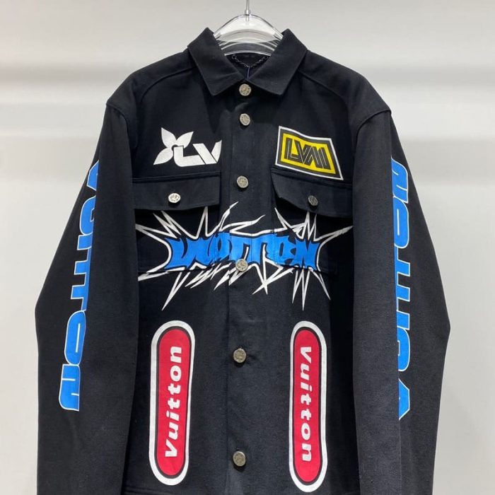 Jacket Louis Vuitton Printed Denim - Image 4