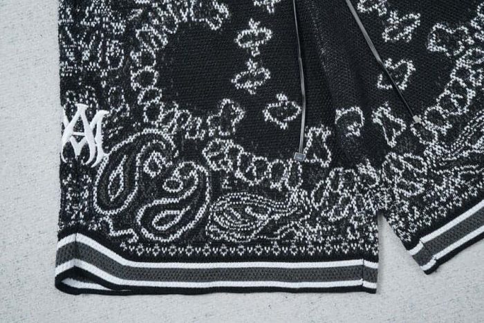 Amiri Bandana Crochet Basketball Shorts - Image 5