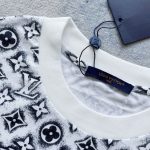 T-shirt Louis Vuitton Monogram White Deep Black - Image 7