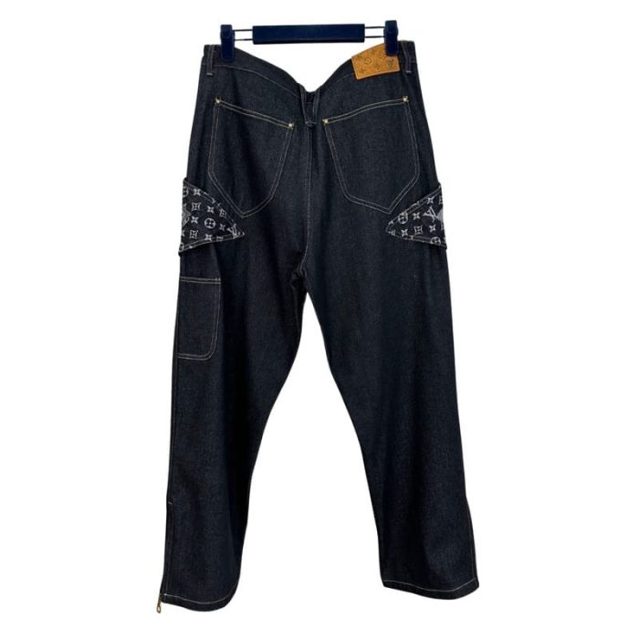 Jeans Louis Vuitton Monogram Flower Denim - Image 3