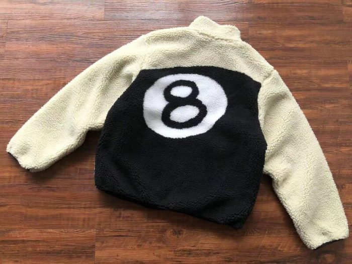 Jacket Stussy 8 Ball Sherpa Reversible - Image 6