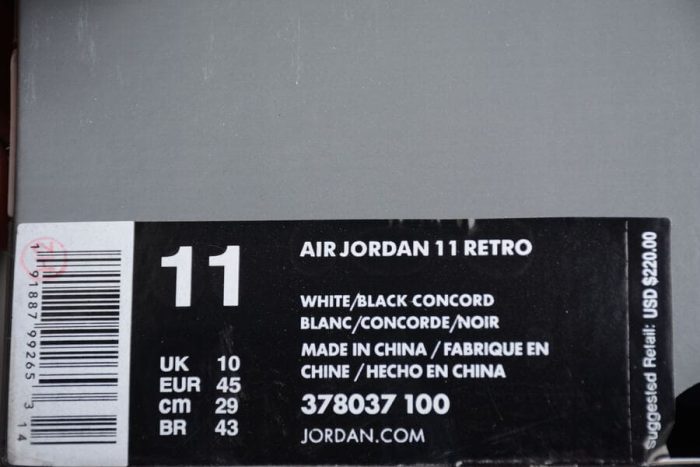 Air Jordan 11 Concord - Image 10