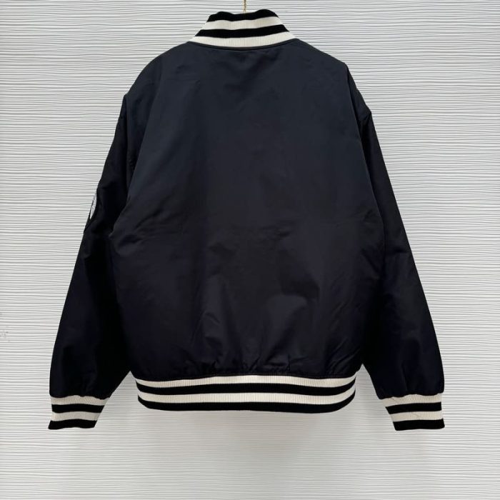 Jacket Louis Vuitton 'LV Lovers' Nylon Crystal Baseball - Image 3