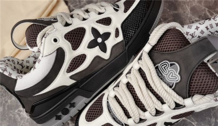 Louis Vuitton LV Skate Sneaker Grey White - Image 8