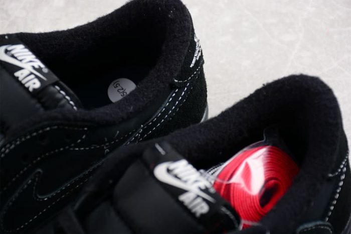Travis Scott x Air Jordan 1 Low OG Triple Black - Image 11
