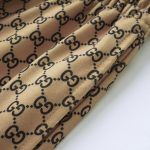 Pants Gucci Monogram Wide-Leg Beige GC053 - Image 8