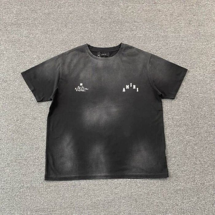 T-shirt Amiri Vintage Collegiate Black - Image 2