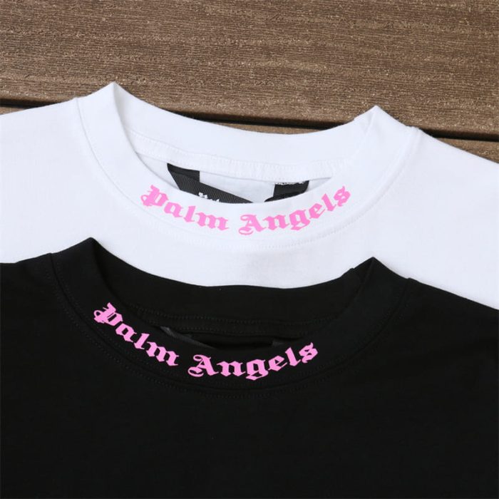 T-shirt Palm Angels Double Logo Oversized - Image 8