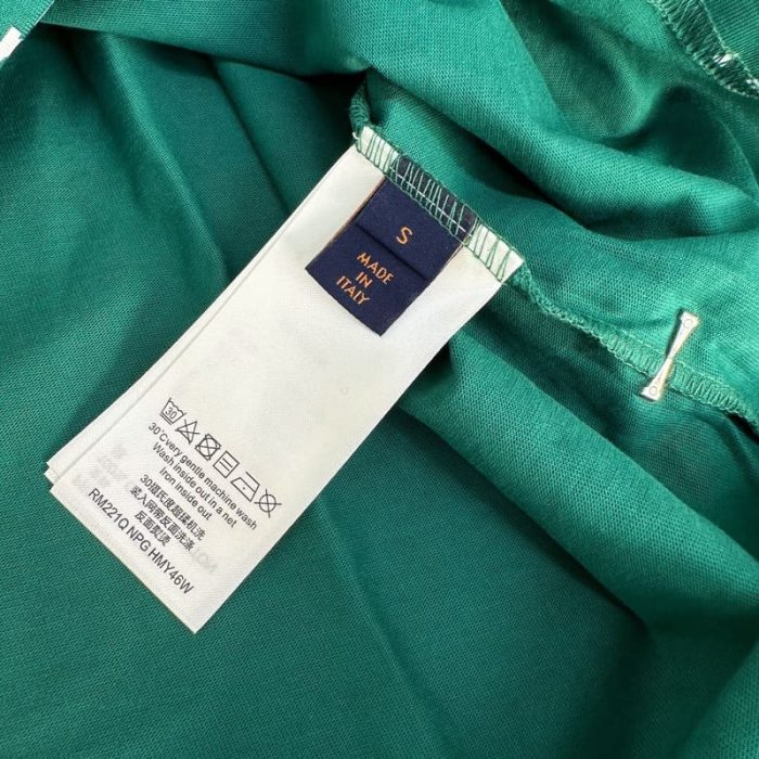 T-shirt Louis Vuitton LVSE Monogram Gradient Green - Image 9