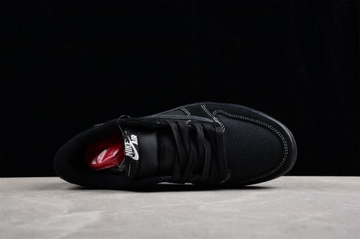 Travis Scott x Air Jordan 1 Low OG Triple Black - Image 7