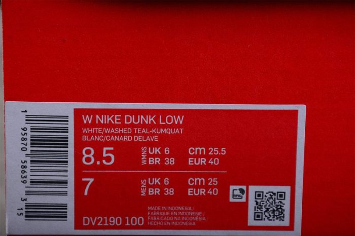 Nike Dunk Low Teal Zeal - Image 14