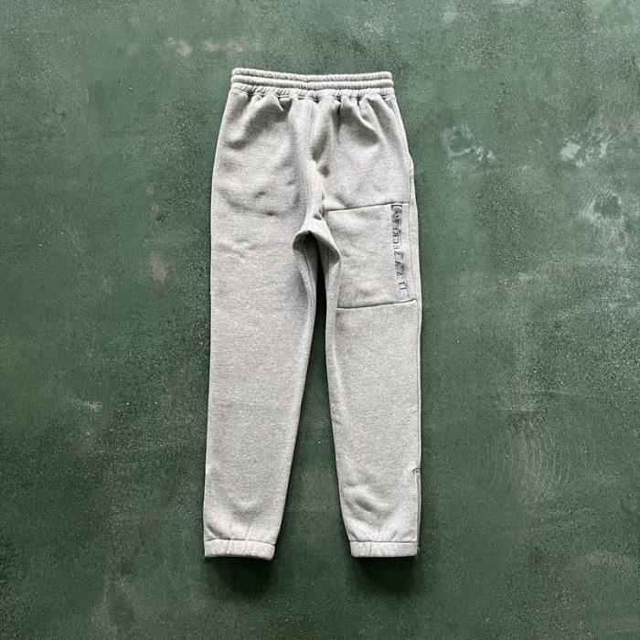 Set Trapstar Chenille Decoded 2.0 Hoodie Grey/Ice Blue - Image 5
