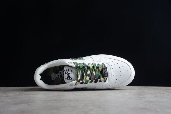 A Bathing Ape Bape Sta Low White ABC Camo Green - Image 12