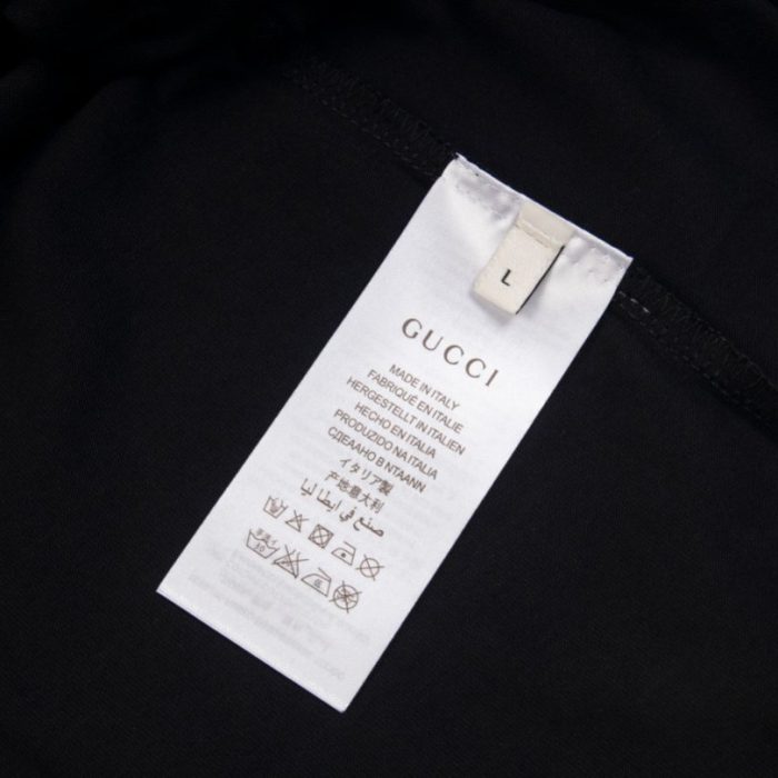 T-shirt Gucci Neon Logo Black GC037 - Image 8