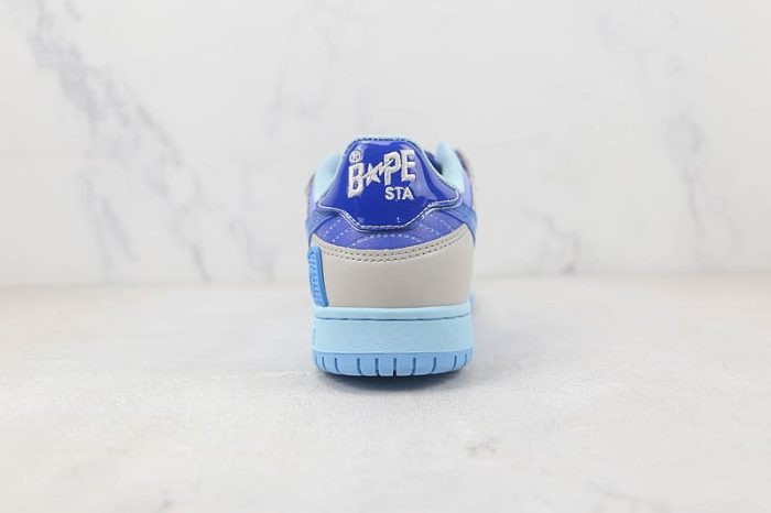 A Bathing Ape Bape SK8 Sta Blue White - Image 7