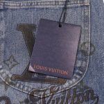 Jeans Louis Vuitton Faded Monogram Pocket Denim LV005 - Image 7