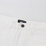 Jeans Balenciaga Logo Vintage White BL019 - Image 6
