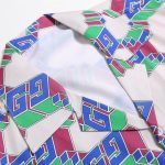 T-Shirt Gucci Multicolor GG Pattern Short Sleeve GC001 - Image 4