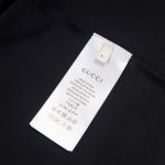 T-shirt Gucci Red Gradient Logo Black GC039 - Image 8