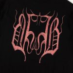 T-shirt Balenciaga BB Gothic Print Black BL036 - Image 6