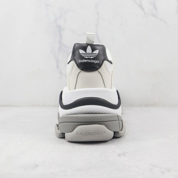 Balenciaga Adidas White Black - Image 5