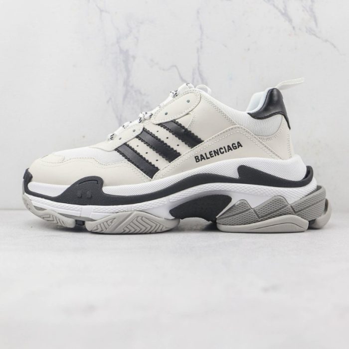 Balenciaga Adidas White Black - Image 2