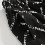 Shorts Balenciaga Allover Logo Print BL044 - Image 8