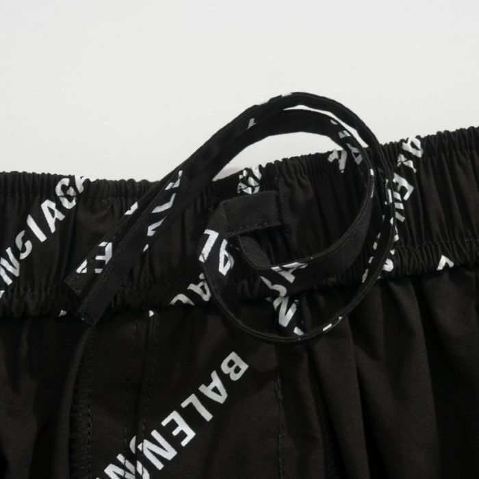 Shorts Balenciaga Allover Logo Print BL044 - Image 4