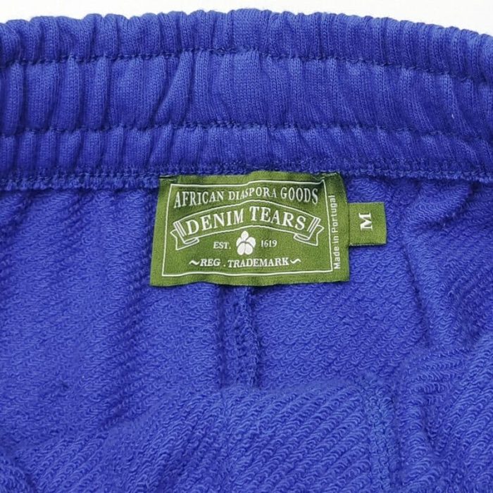 Shorts Denim Tears The Cotton Wreath Blue - Image 5