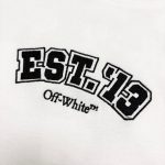 T-shirt Off-White Multi Logo Graphic White Oversized OFF003 - Image 4