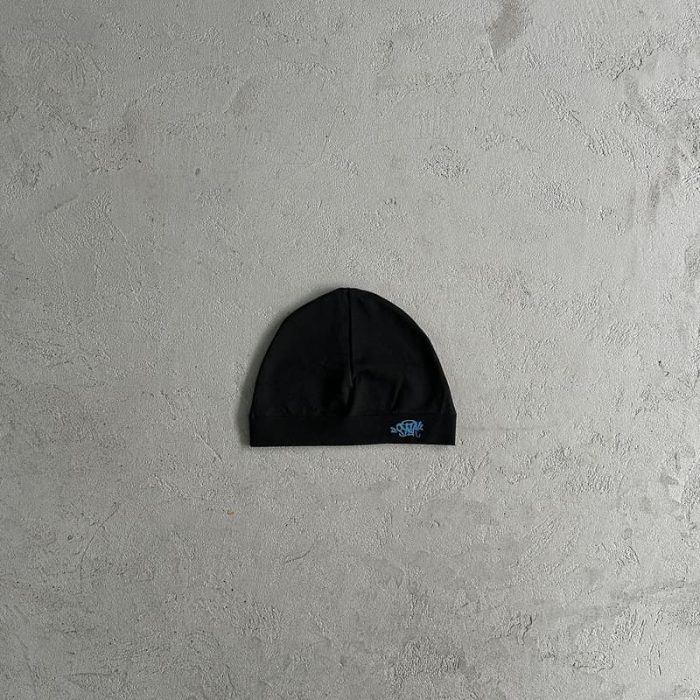 Synaworld Winter Black Blue Beanie - Image 2