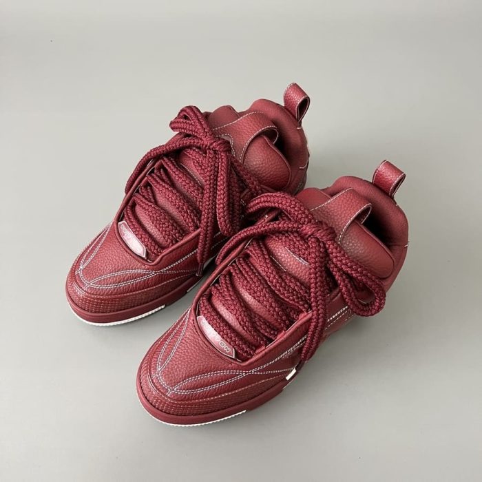 Louis Vuitton LV Skate Sneaker Bordeaux Red - Image 8