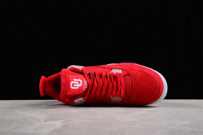Air Jordan 4 Retro Oklahoma Sooners PE - Image 8