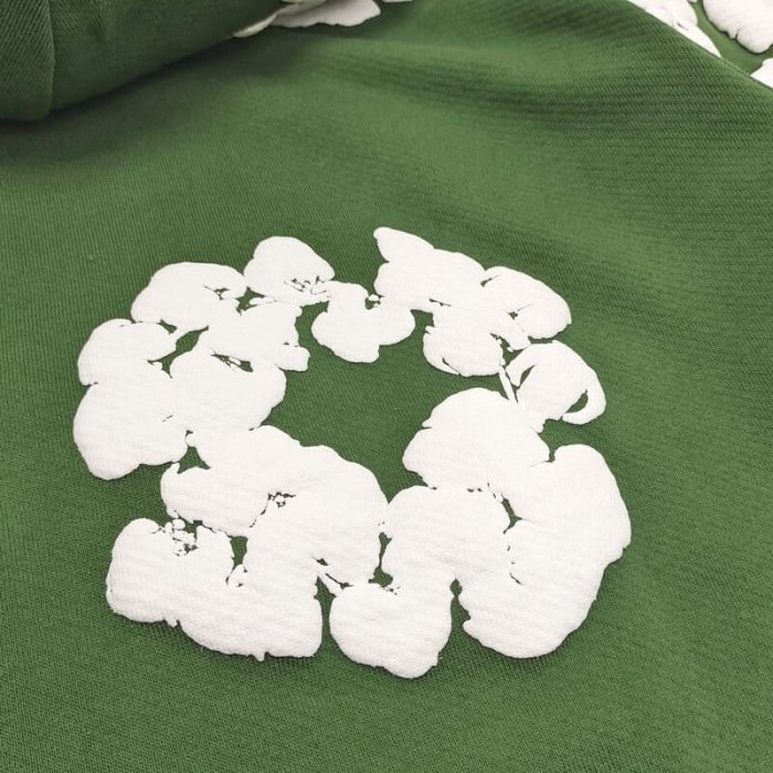 Hoodie Denim Tears The Cotton Wreath Green - Image 4