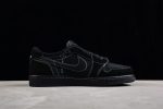Travis Scott x Air Jordan 1 Low OG Triple Black - Image 5