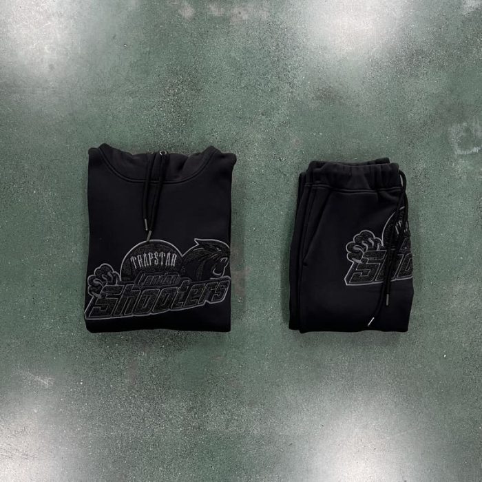 Set Trapstar Shooters Black Monochrome - Image 2