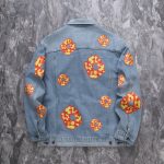Jacket Denim Tears x Levi's Floral Print Blue - Image 2