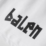 Shorts Balenciaga Balen Ciaga Print White BL037 - Image 4