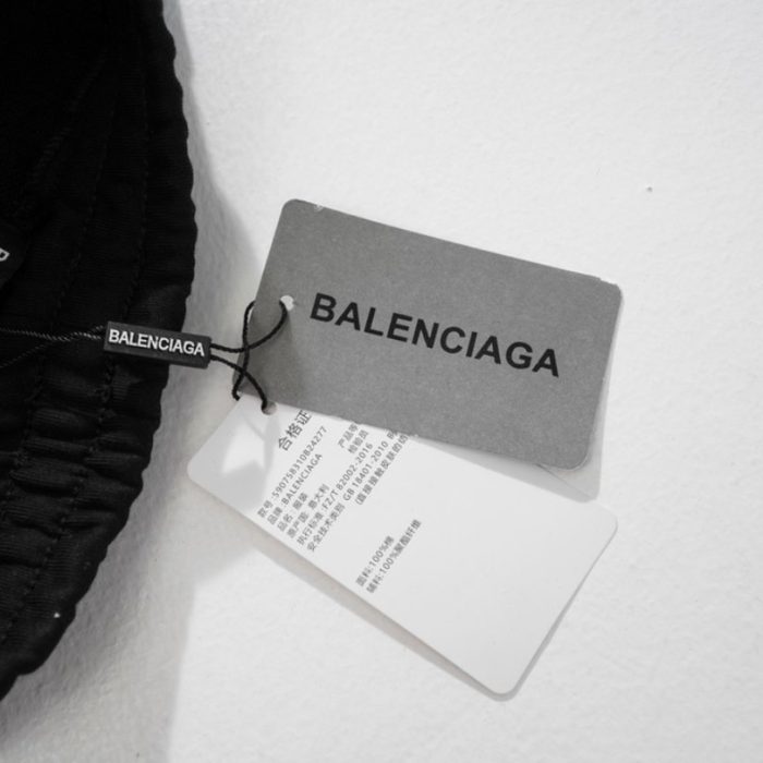 Shorts Balenciaga Balen Ciaga Print Black BL038 - Image 7