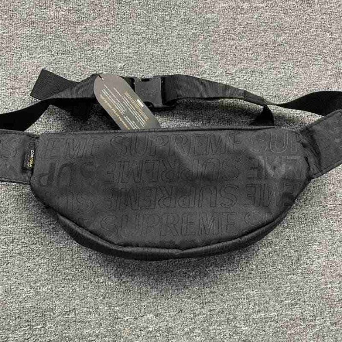 Supreme Waist Bag Black (SS19) - Image 3